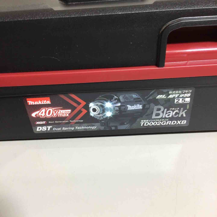 【未使用品】 マキタ makita コードレス インパクトドライバー TD002GRDX インパクト フルセット 純正 純正品 ブラック 黒 【戸田店】