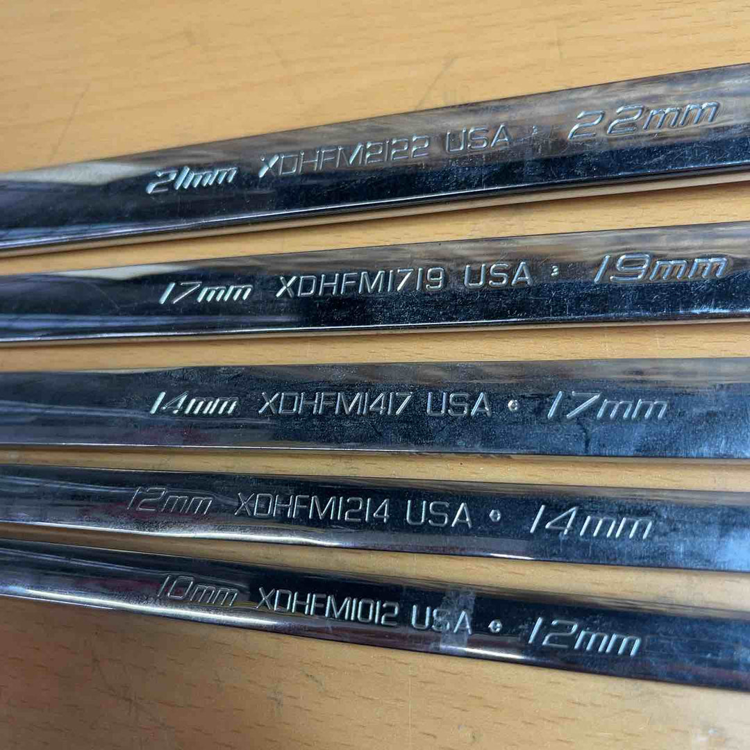 Snap-on スナップオン メガネレンチ 12角 5本セット XDHFM1012/1214/1417/1719/2122　【越谷店】