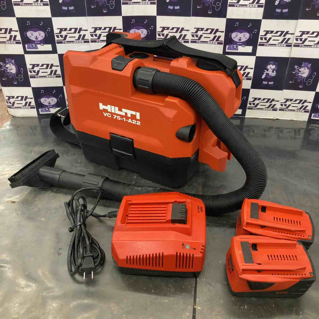 ★ヒルティ(Hilti) コードレス集じん機 VC 75-1-A22【所沢店】