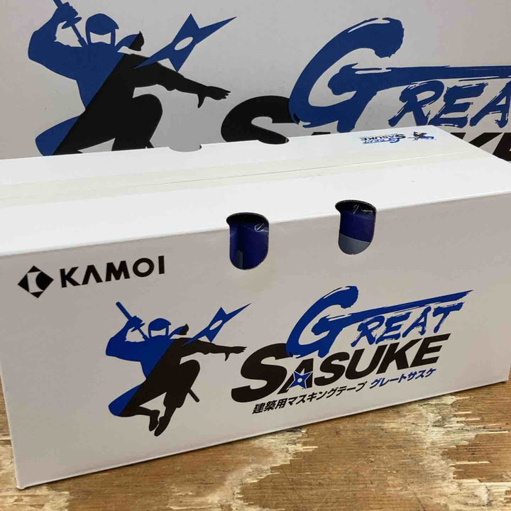 【未使用品/まとめ売り】200巻 カモ井加工紙 マスキングテープ グレートサスケ 60mm  20巻き×10箱 建築 塗装 マステ【柏店】