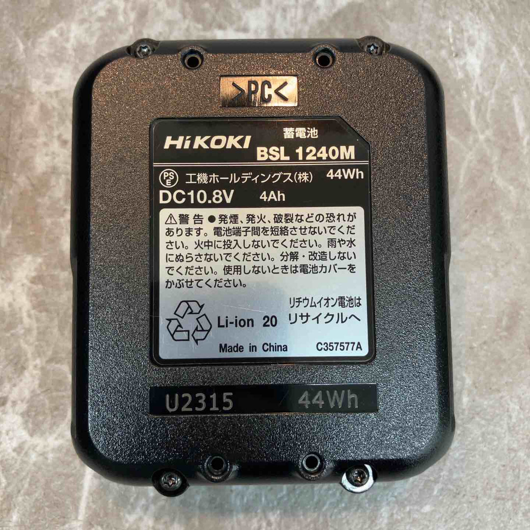 HiKOKI(ハイコーキ) 10.8V 充電式ピン釘打機 4.0Ah蓄電池1個・急速充電器・ケース付 NP1235DA(LS)【八潮店】