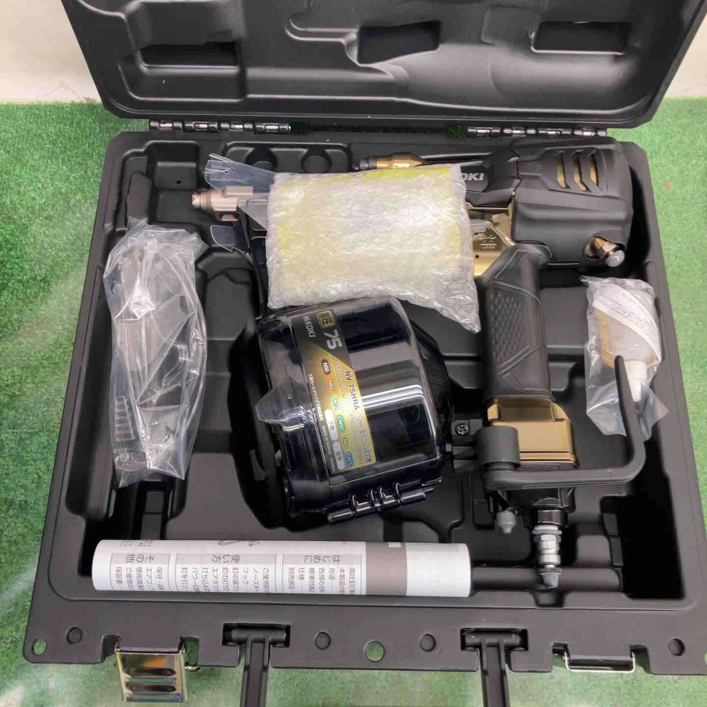 ☆ハイコーキ(HIKOKI ※旧:日立工機) 高圧エア釘打ち機 NV75HRA(S