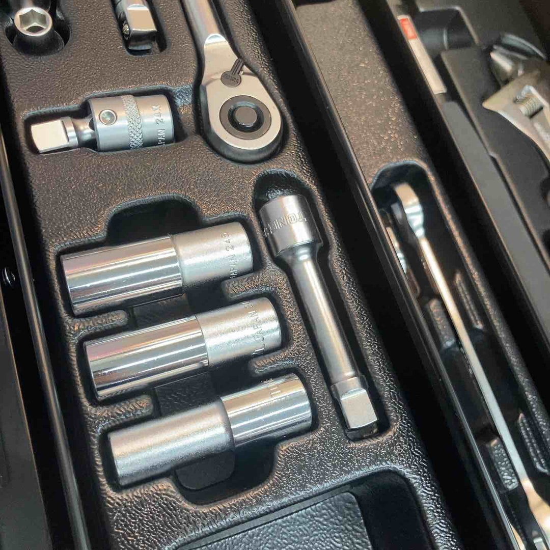 ◇トネ(TONE) ツールセット 差込角9.5mm(3/8") TSA3309BK 内容54点 ブラック【八潮店】