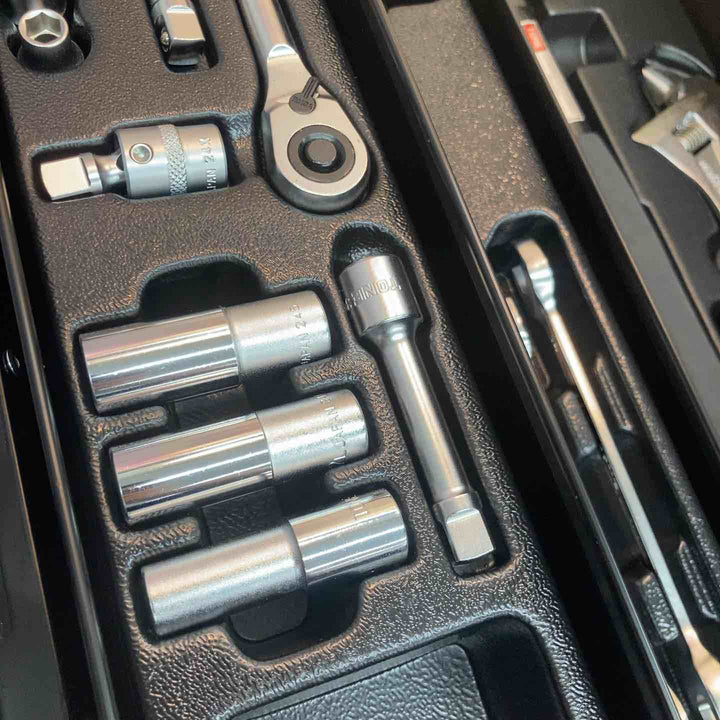 ◇トネ(TONE) ツールセット 差込角9.5mm(3/8") TSA3309BK 内容54点 ブラック【八潮店】
