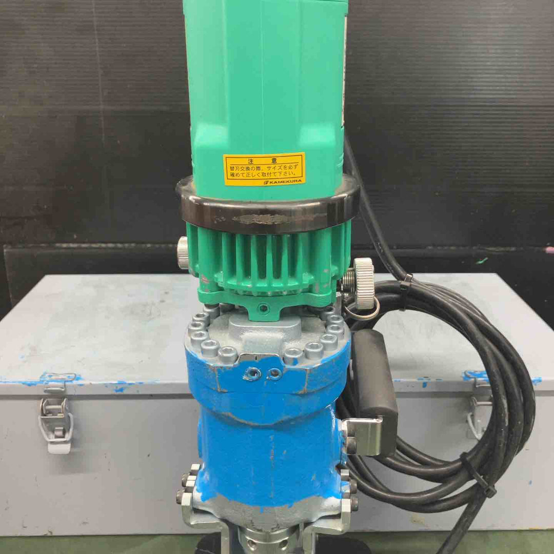 ◇亀倉 電動油圧式 レスバリアポートパンチャー RF-A3 フッドペダル付き【戸田店】