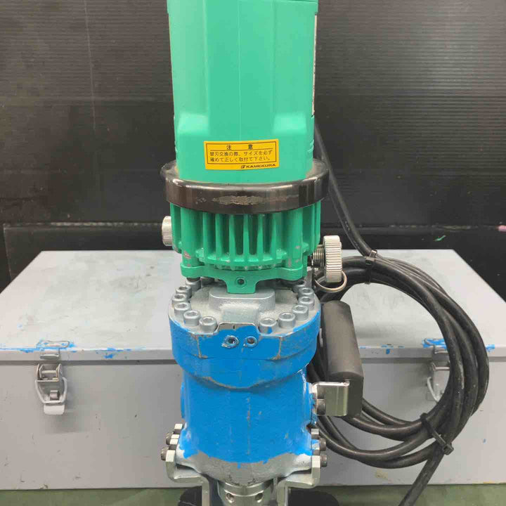 ◇亀倉 電動油圧式 レスバリアポートパンチャー RF-A3 フッドペダル付き【戸田店】