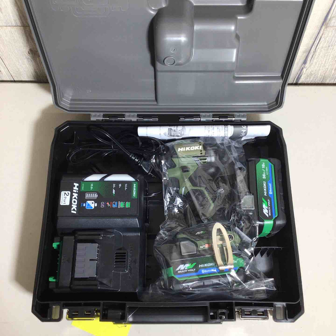 ★ハイコーキ(HIKOKI ※旧:日立工機) コードレスインパクトドライバ フォレストグリーン WH36DD(2XHGSZ)【戸田店】