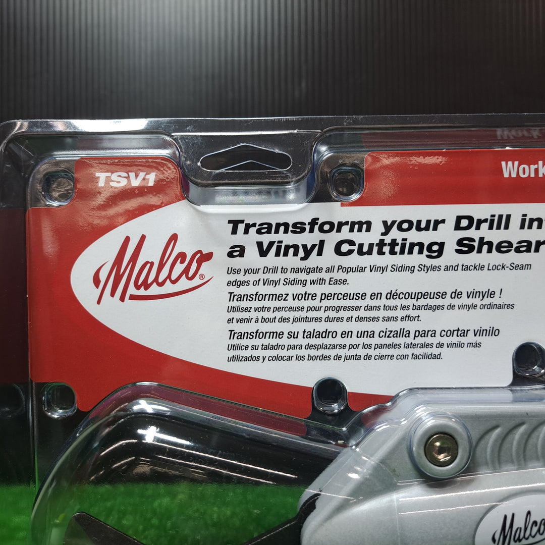 MALCO ターボシャー VC TSV1 V54405R 電動金切り鋏 板金鋏 若井産業 長刃 六角軸【岩槻店】