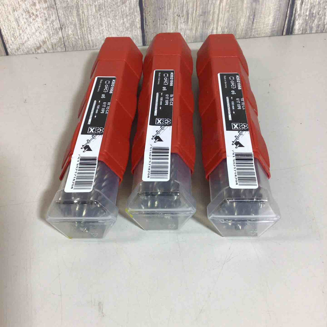 【未使用品】　HILTI ヒルティ ドリルビット TE-CX 6/17 MP8(マルチパック８本入り) SDSプラス 3個 【戸田店】