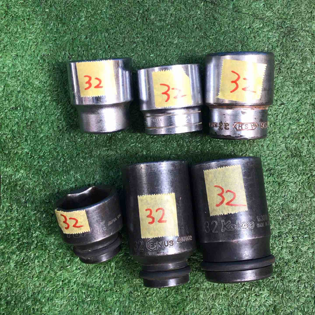 インパクト レンチ ソケット まとめ売り ツールセット 47点まとめ売り スーパーツール・椿モデル KTC・KOKEN他【岩槻店】