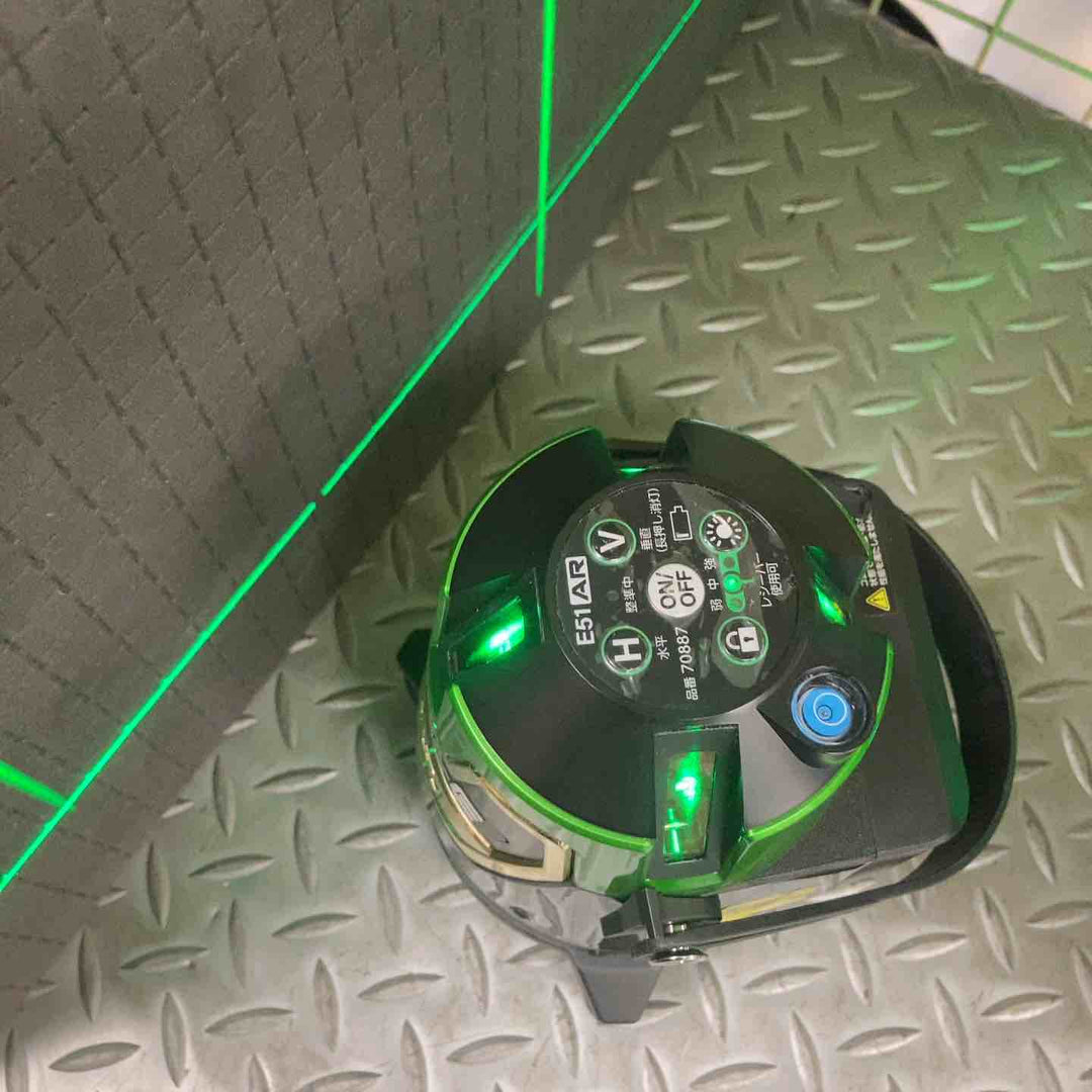 シンワ測定 レーザー墨出し器 レーザーロボレクシア  70887 LEXIA-E 51ARグリーン【川崎店】