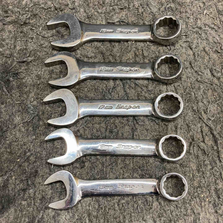 【中古品】 スナップオン/Snap-on コンビネーションレンチ 10ピースセット ミリサイズ ミジェットハンドル OXIM710B 【鴻巣店】