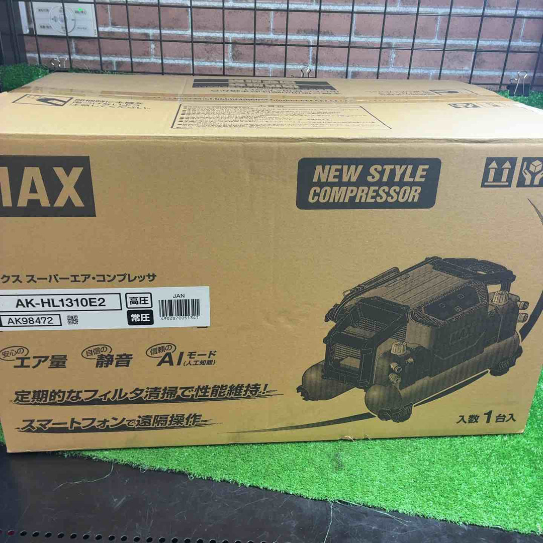 マックス(MAX) 高圧常圧兼用エアコンプレッサー AK-HL1310E2_レッド【藤沢店】