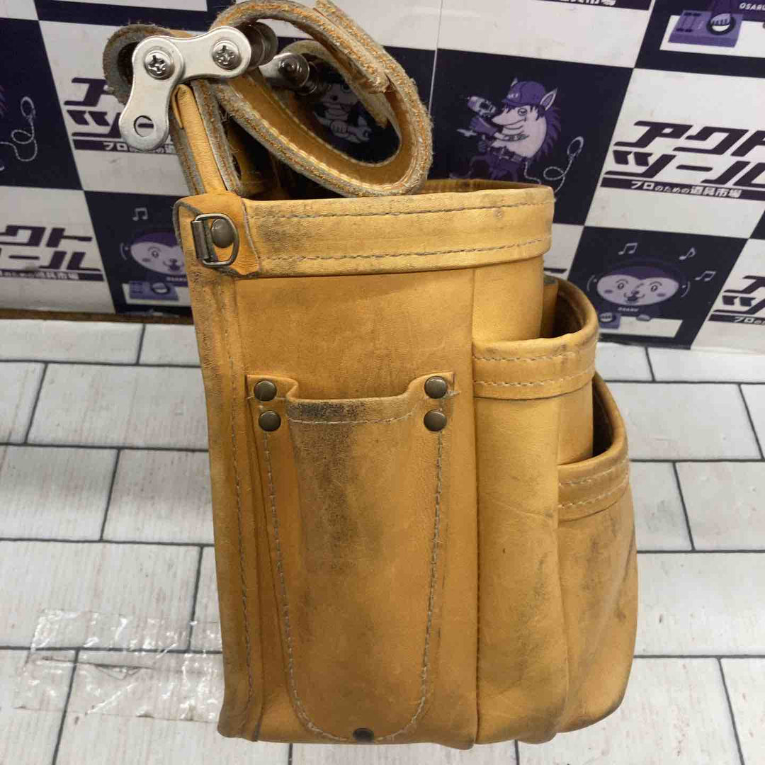 ニックス 総ヌメ革使用3段腰袋チェーンタイプ KNB-301DDX【所沢店】