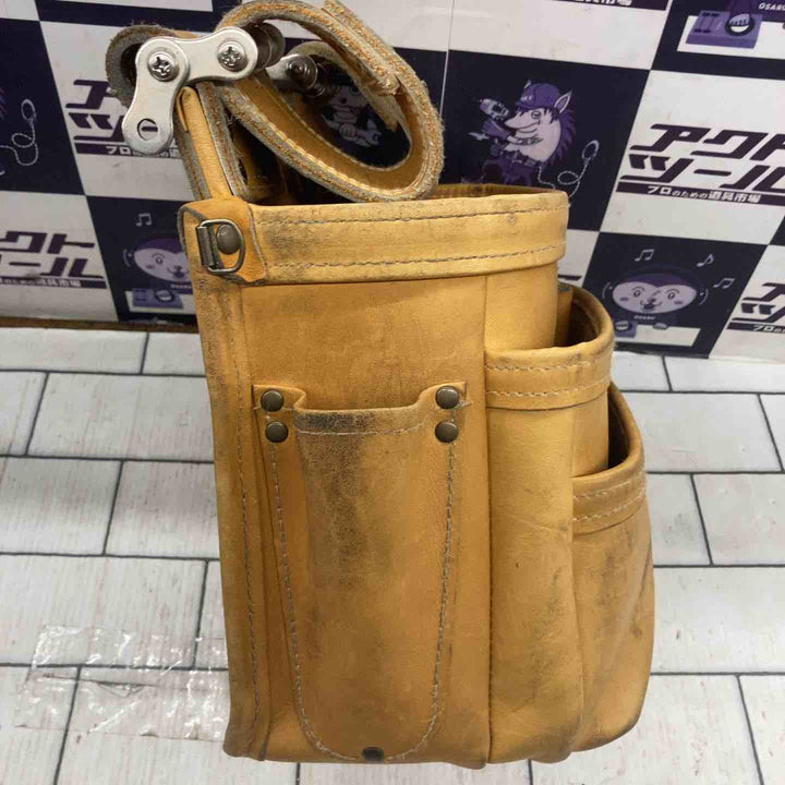 ニックス 総ヌメ革使用3段腰袋チェーンタイプ KNB-301DDX【所沢店】