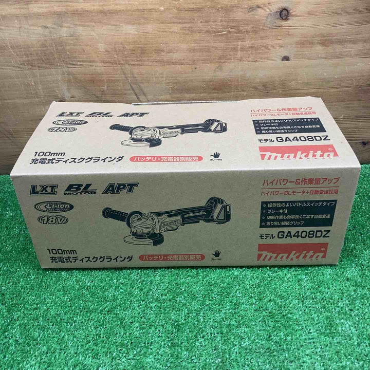 【未使用品】 マキタ/makita 100mmコードレスディスクグラインダ GA408DZ 【鴻巣店】