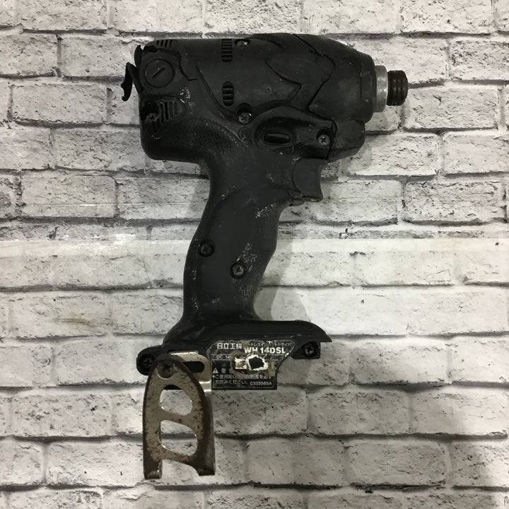 〇ハイコーキ(HIKOKI ※旧:日立工機) コードレスインパクトドライバ ストロングブラック WH14DSL(2SLCK)(B)【川口店】