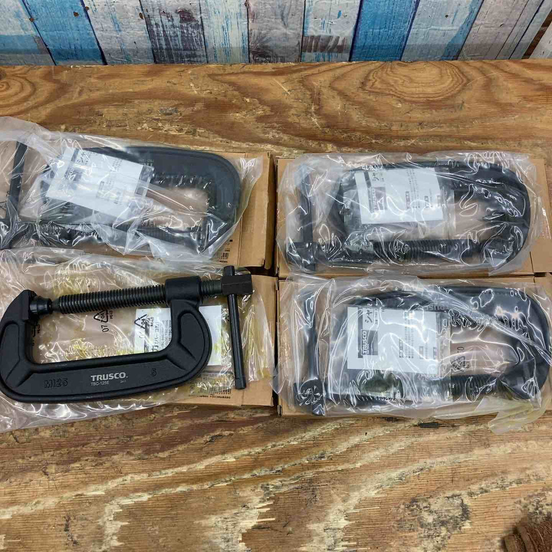 【未使用品】TRUSCO（トラスコ） シャコ万力 バーコ型 125mm TBC-125E 4点セット まとめ売り【柏店】