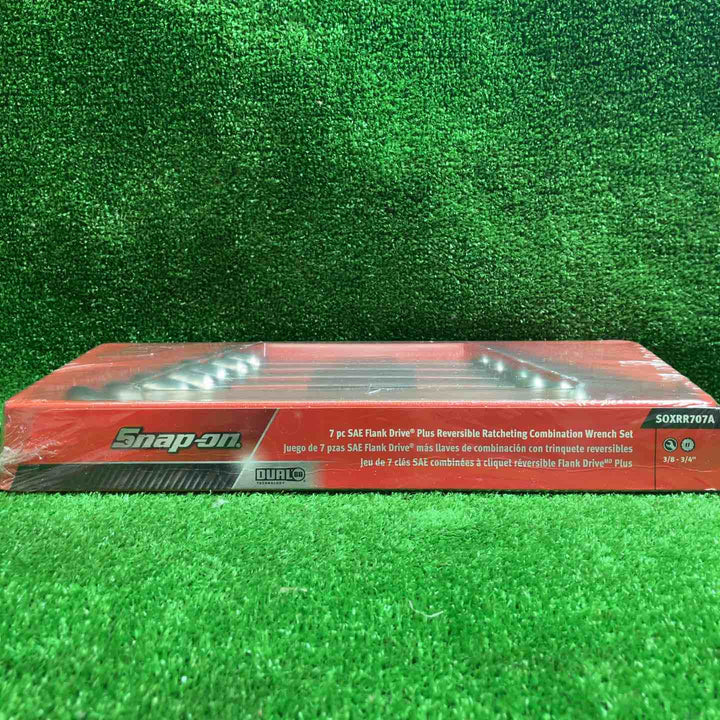 ▲スナップオン(Snap-on)スナップオン3/8-3/4コンビネーションラチェットレンチ7本セットSOXRR707A【川越店】