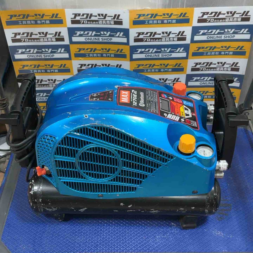 ★マックス(MAX) エアコンプレッサー AK-HL1270E2_限定色アクアブルー【草加店】