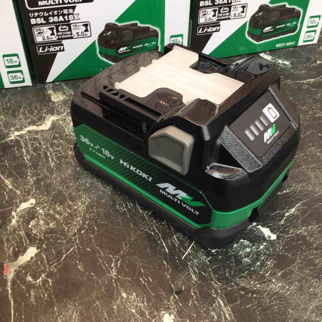 ハイコーキ(HIKOKI ※旧:日立工機) リチウムイオンバッテリー 36V/2.5Ah BSL36A18X 5個セット【八潮店】