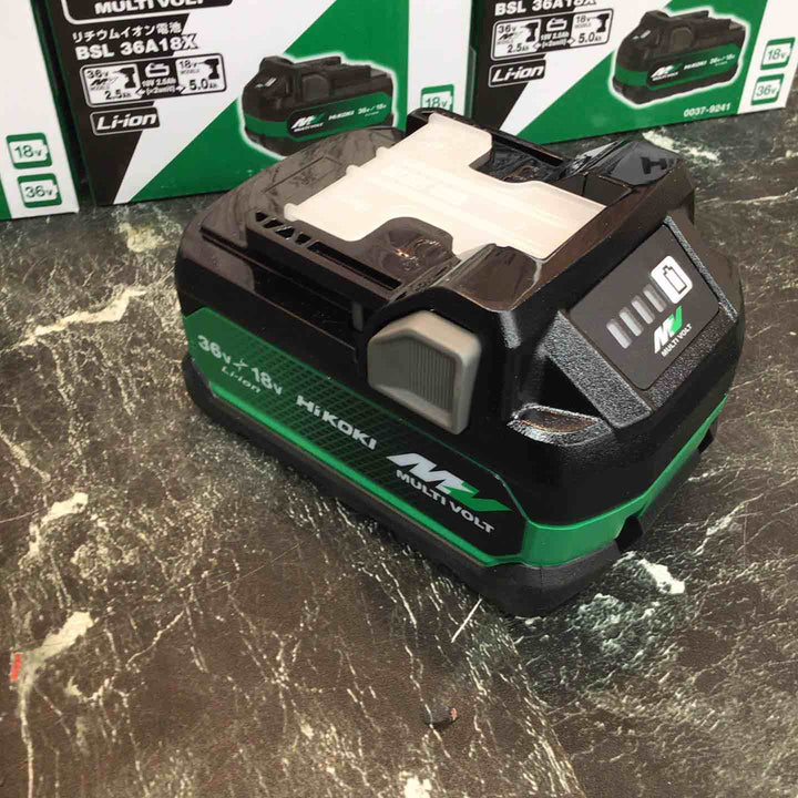 ハイコーキ(HIKOKI ※旧:日立工機) リチウムイオンバッテリー 36V/2.5Ah BSL36A18X 5個セット【八潮店】