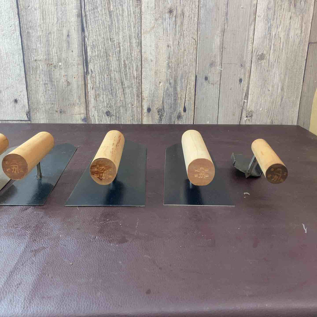 【中古美品】【まとめ売り】東京西勘 油焼左官ゴテ 東京石輝 6個セット こて 鏝【東大和店】