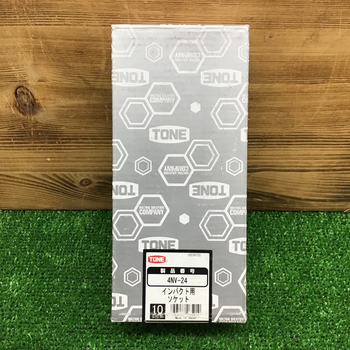 【中古美品・現状品】 トネ/TONE インパクト用ソケット 1/2 24mm 4NV-24 (10pcs) 【鴻巣店】