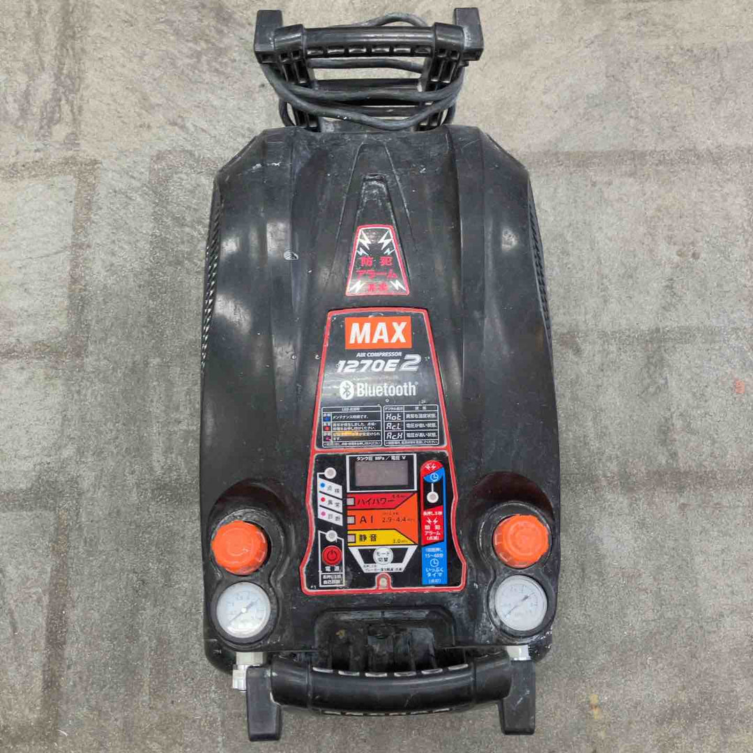 ★マックス(MAX) エアコンプレッサー AK-HH1270E2_ブラック【川崎店】