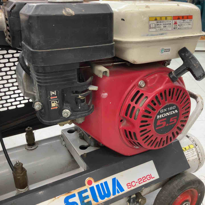 【中古品・店頭受取り限定】 セイワ/SEIWA エンジンコンプレッサー・SC-22GL 【鴻巣店】