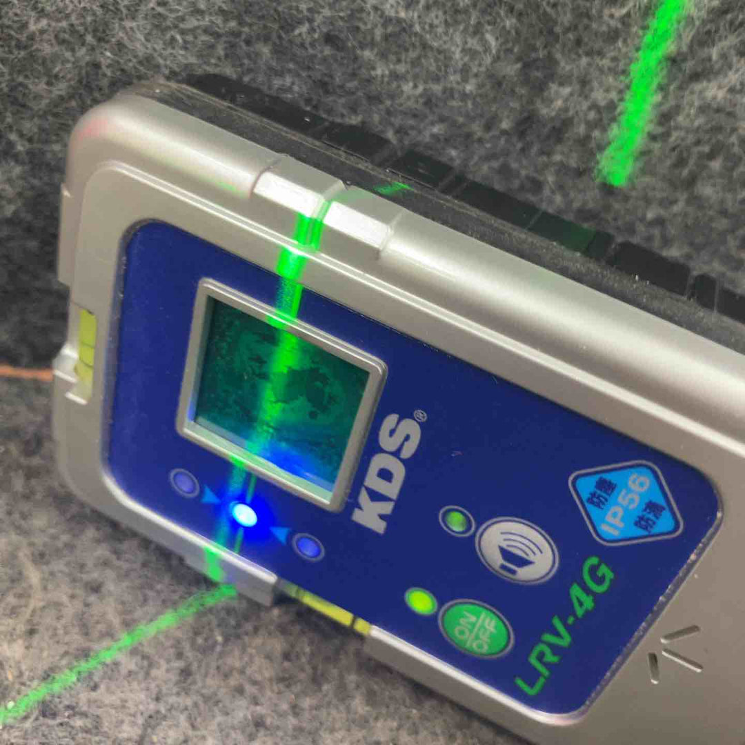 【現状品】◇ムラテックKDS グリーンレーザー墨出し器 ATL-45G スーパーレイ ACアダプタ、受光器付。未校正【鴻巣店】