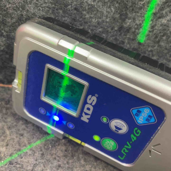 【現状品】◇ムラテックKDS グリーンレーザー墨出し器 ATL-45G スーパーレイ ACアダプタ、受光器付。未校正【鴻巣店】