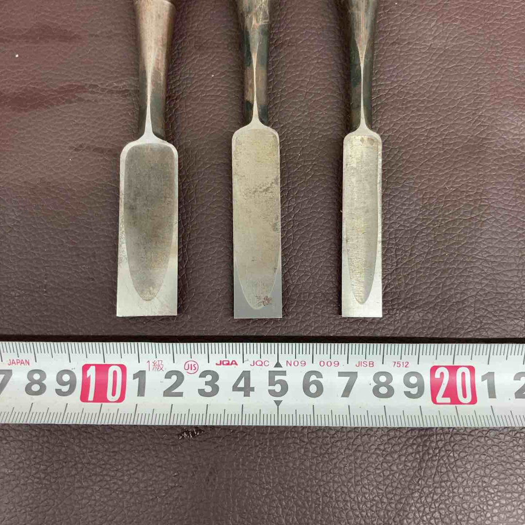 【超希少】 【セット品】 【中古品】 鑿 高木彦八郎 越彦 3本セット ノミ のみ 鉋 かんな カンナ 和工具 大工 工具 骨董品 【東大和店】