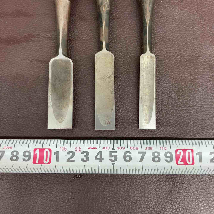 【超希少】 【セット品】 【中古品】 鑿 高木彦八郎 越彦 3本セット ノミ のみ 鉋 かんな カンナ 和工具 大工 工具 骨董品 【東大和店】