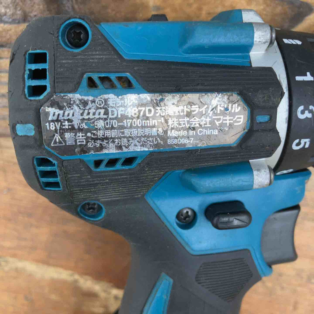 【中古品】マキタ(makita) コードレスドリルドライバー DF487DZ 18V 本体のみ【柏店】