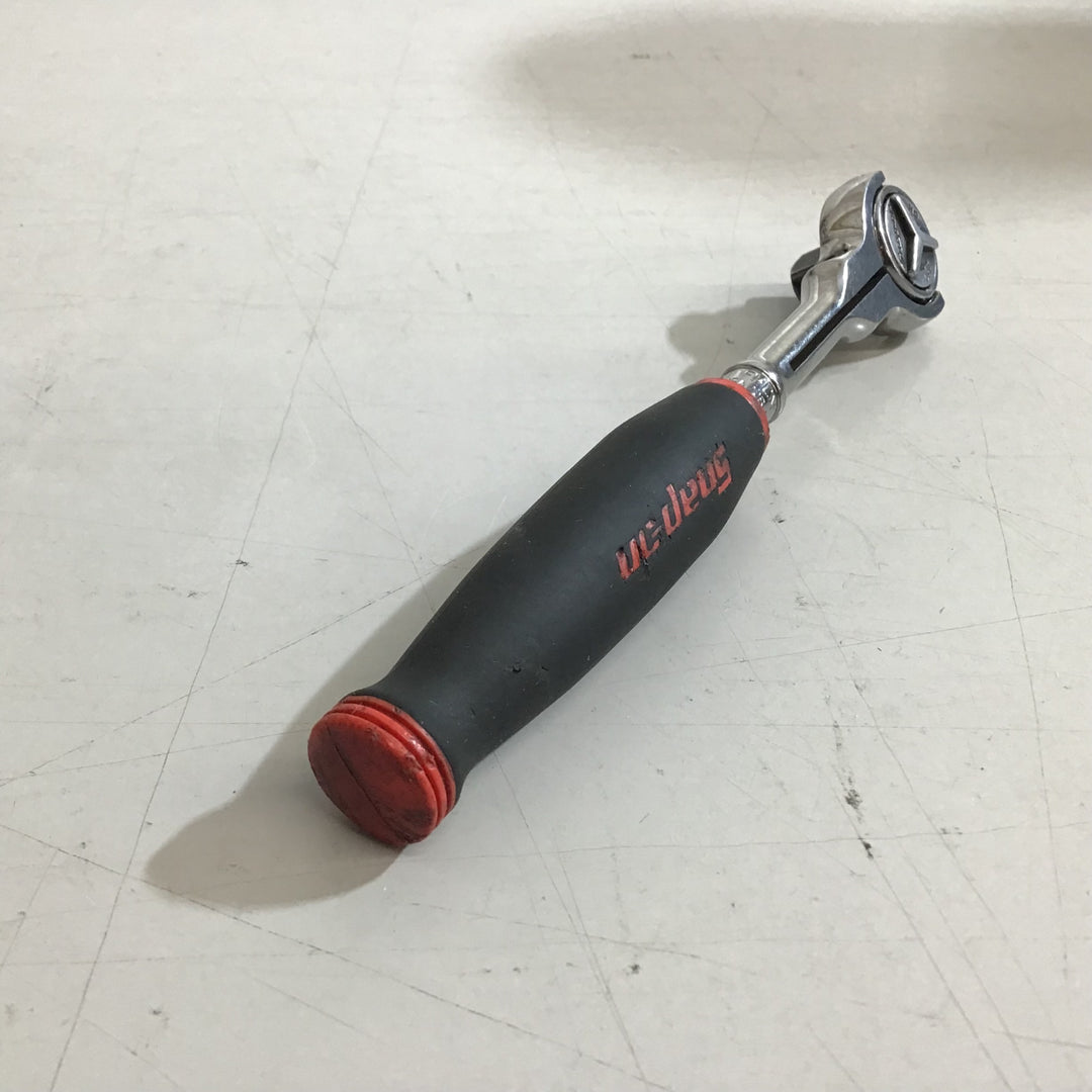 【中古品】スナップオン Snap-on ラチェットハンドル スイベルヘッド 差込み角:9.5mm 3/8" FHCNF72【戸田店】