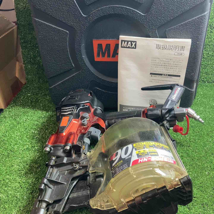 ★マックス(MAX) 高圧エア釘打ち機 HN-90N6(D)-R【川崎店】