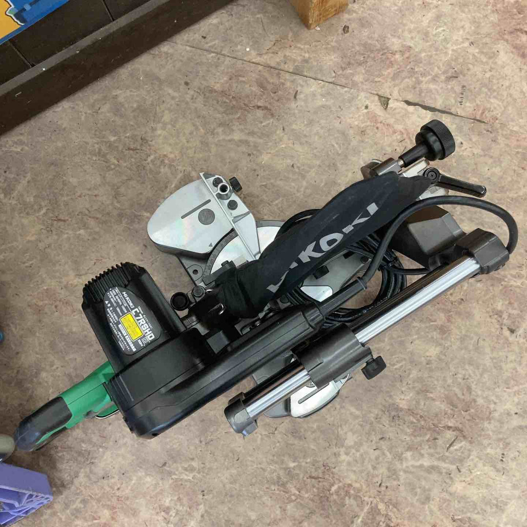 【現状品】★ハイコーキ(HIKOKI ※旧:日立工機) 卓上スライド丸のこ C7RSHD※備考欄要確認【所沢店】