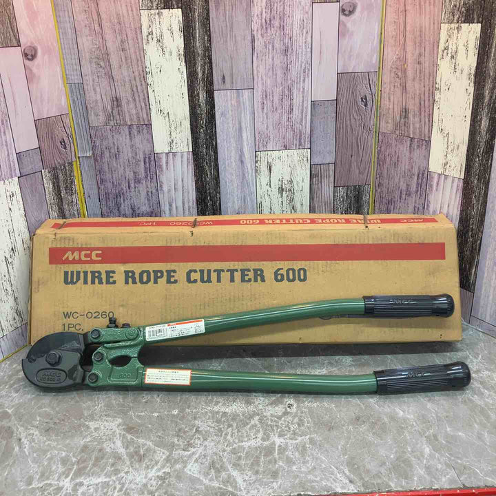 ◇MCC ワイヤロープカッタ 600 WC-0260 600ｍｍ【八潮店】