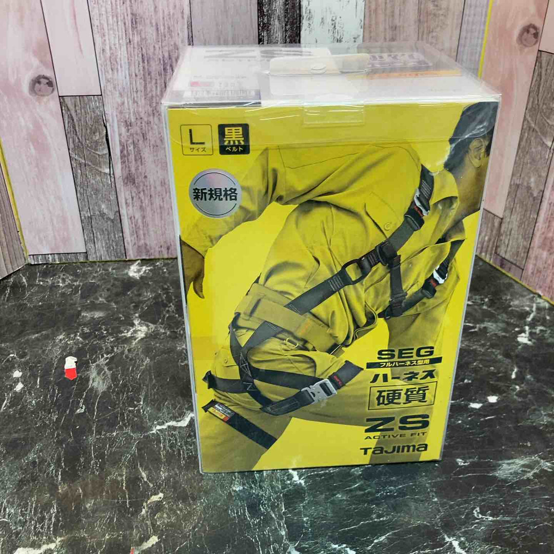 □タジマ(Tajima) ハーネスZS 黒 Lサイズ AZSL-BK【八潮店】