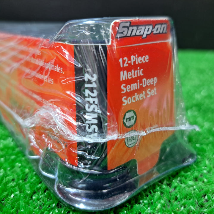 スナップオン/Snap-on 3/8sq セミディープソケットセット 212FSMSY 8-19mm 12pcs【岩槻店】