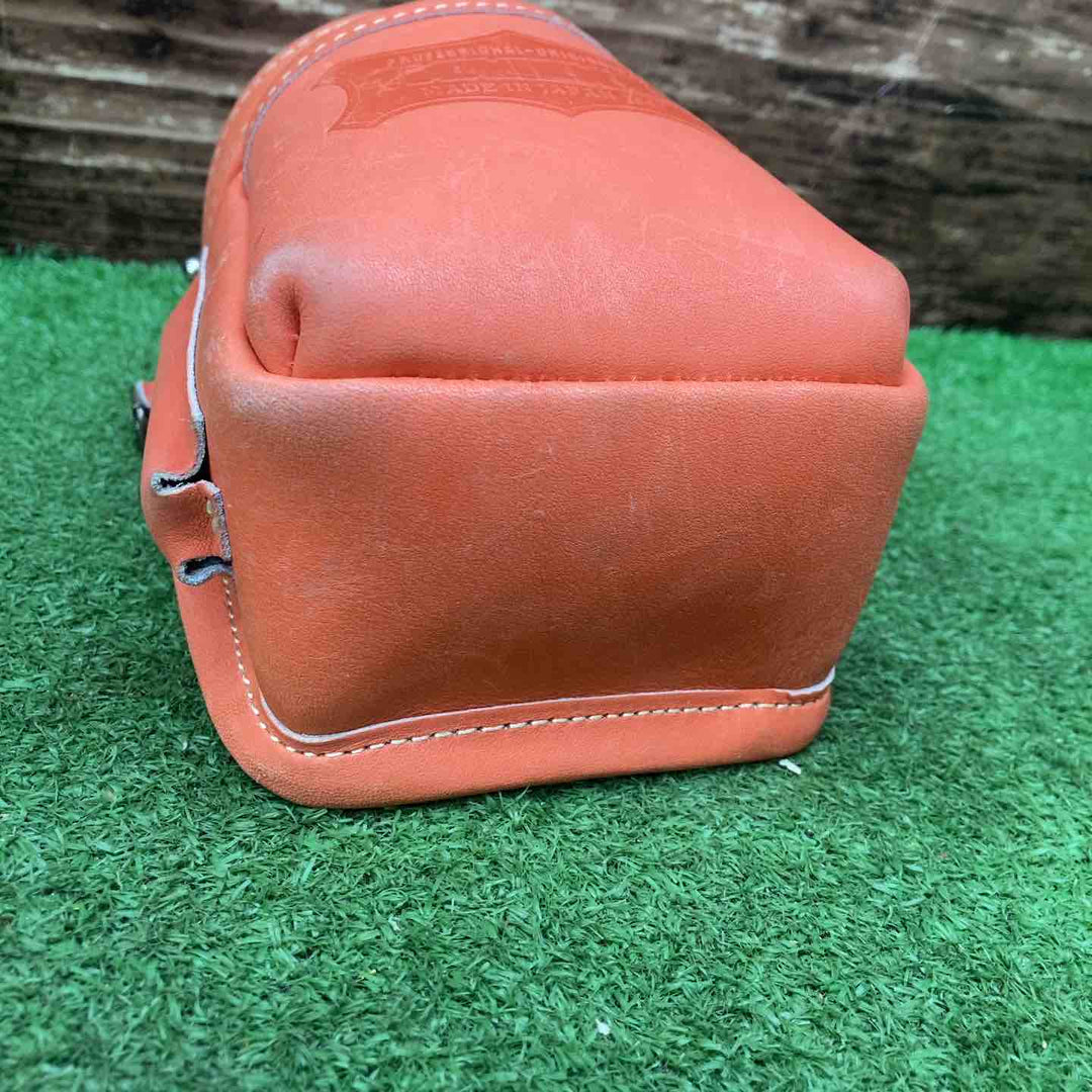 特価　ニックス チェーン式最高級硬式グローブ革小物腰袋(レッド) KGR-201VADX【川越店】