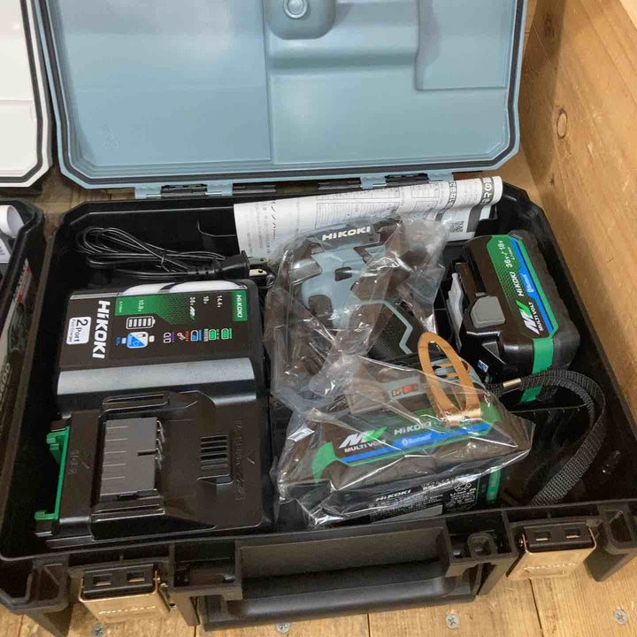 ハイコーキ(HiKOKI) コードレスインパクトドライバー WH36DD(2XHSZ)(FW) (IG) マルチボルト 限定色セット品【所沢店】