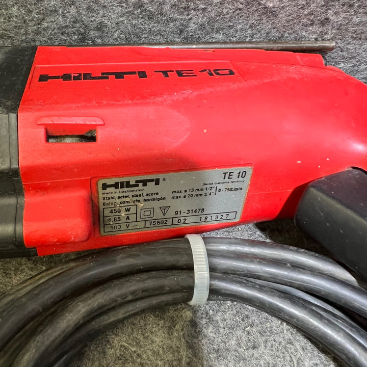 HILTI ハンマドリル SDS-PlusTE10【桶川店】