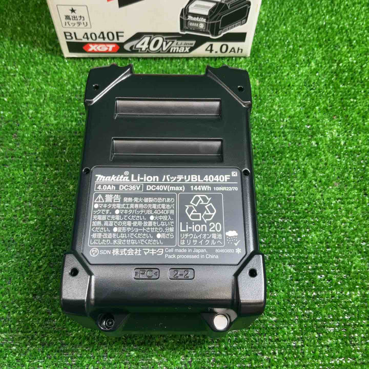 【未使用品】 マキタ(makita) リチウムイオンバッテリー 40Vmax/4.0Ah BL4040F 【藤沢店】