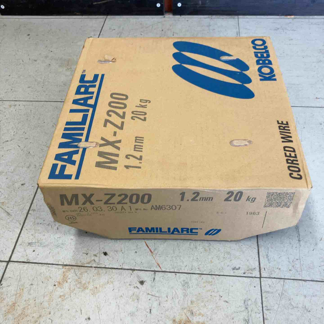 ◇神戸製鋼所(KOBELCO) すみ肉用フラックス入りワイヤ MX-Z200 1.2mm 20kg  半自動溶接用【鴻巣店】