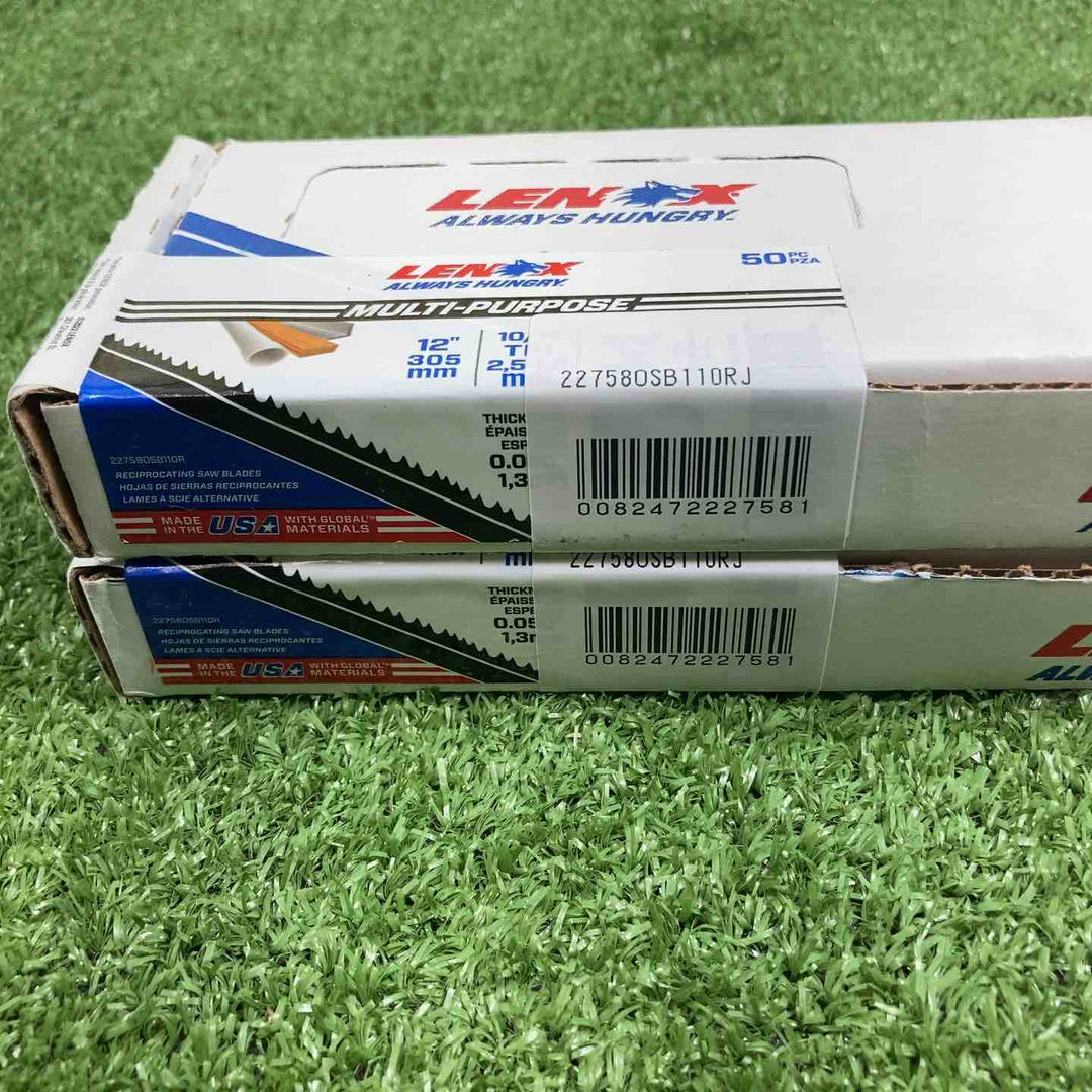 ◇レノックス(LENOX) バイメタルセーバーソーブレード 300mm 10/14山 (50枚) 22758OSB110R×2箱セット【川崎店】