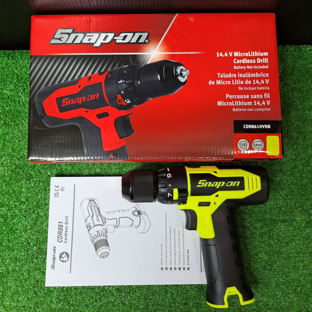 スナップオン/Snap-on 14.4V コードレスドリル 2個セット CDR861GMDB+CD861HVDB ガンメタ、イエロー【岩槻店】