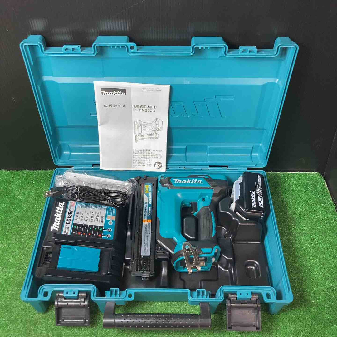 【中古品】★マキタ(makita) コードレスフィニッシュネイラ FN350DRG ◇バッテリー充電数6回！【岩槻店】