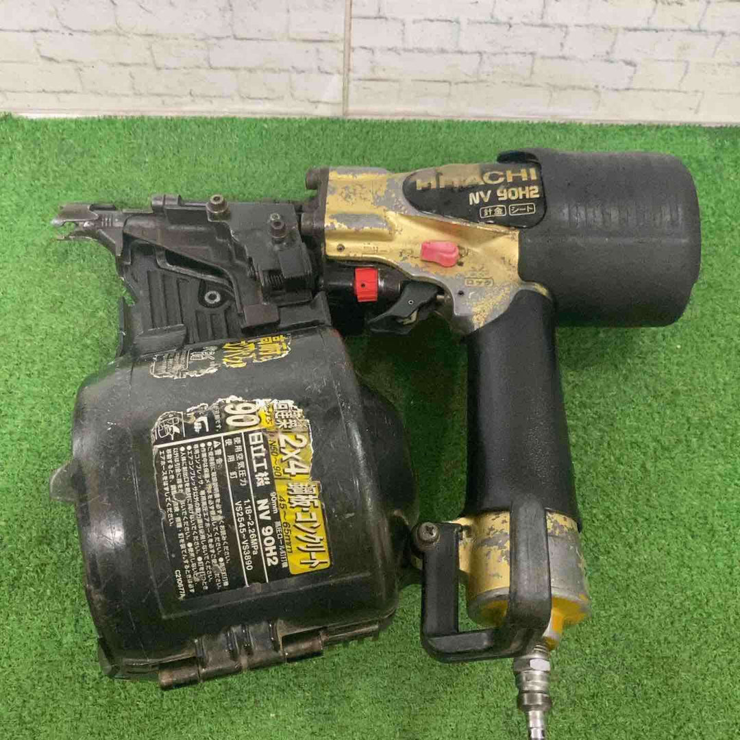 ★ハイコーキ(HIKOKI ※旧:日立工機) 高圧エア釘打ち機 NV90H2【草加店】